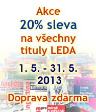 Sleva 20 % od 1. 5. do 31. 5. 2013