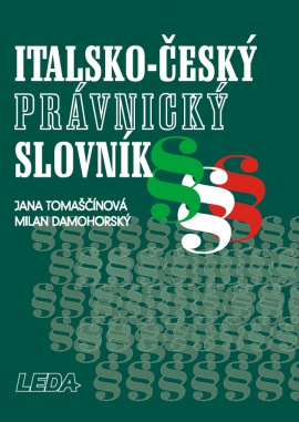 Obálka k Italsko-český právnický slovník