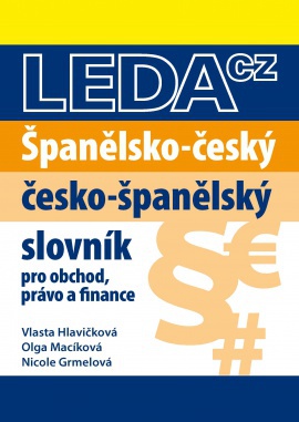 Obálka k Španělsko-český a česko-španělský odborný slovník pro obchod, právo a finance