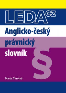 Obálka k Anglicko-český právnický slovník - elektronická verze pro PC