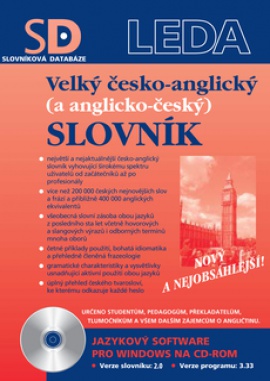 Velký česko-anglický (a anglicko-český) slovník - elektronická verze pro PC
